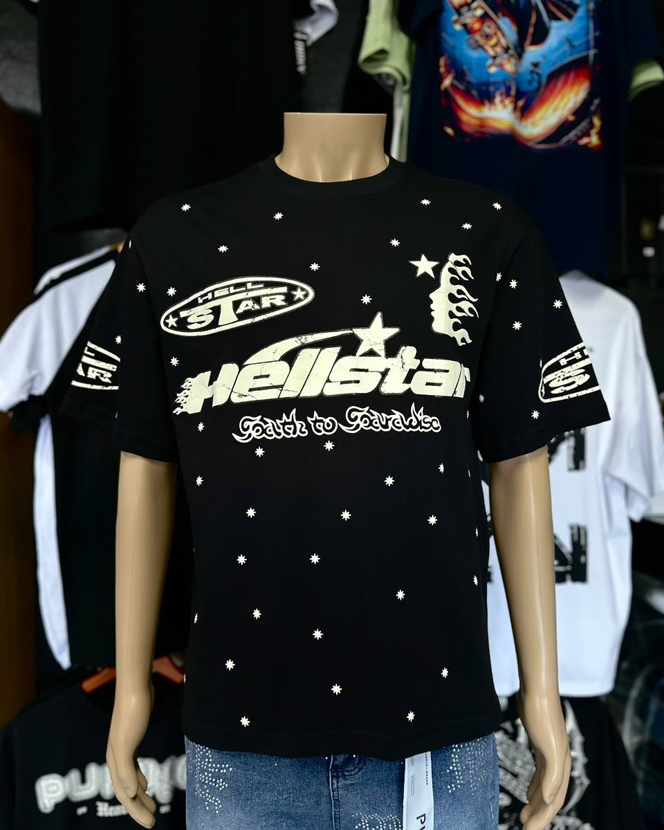 Camisa HellStar Records - Negro