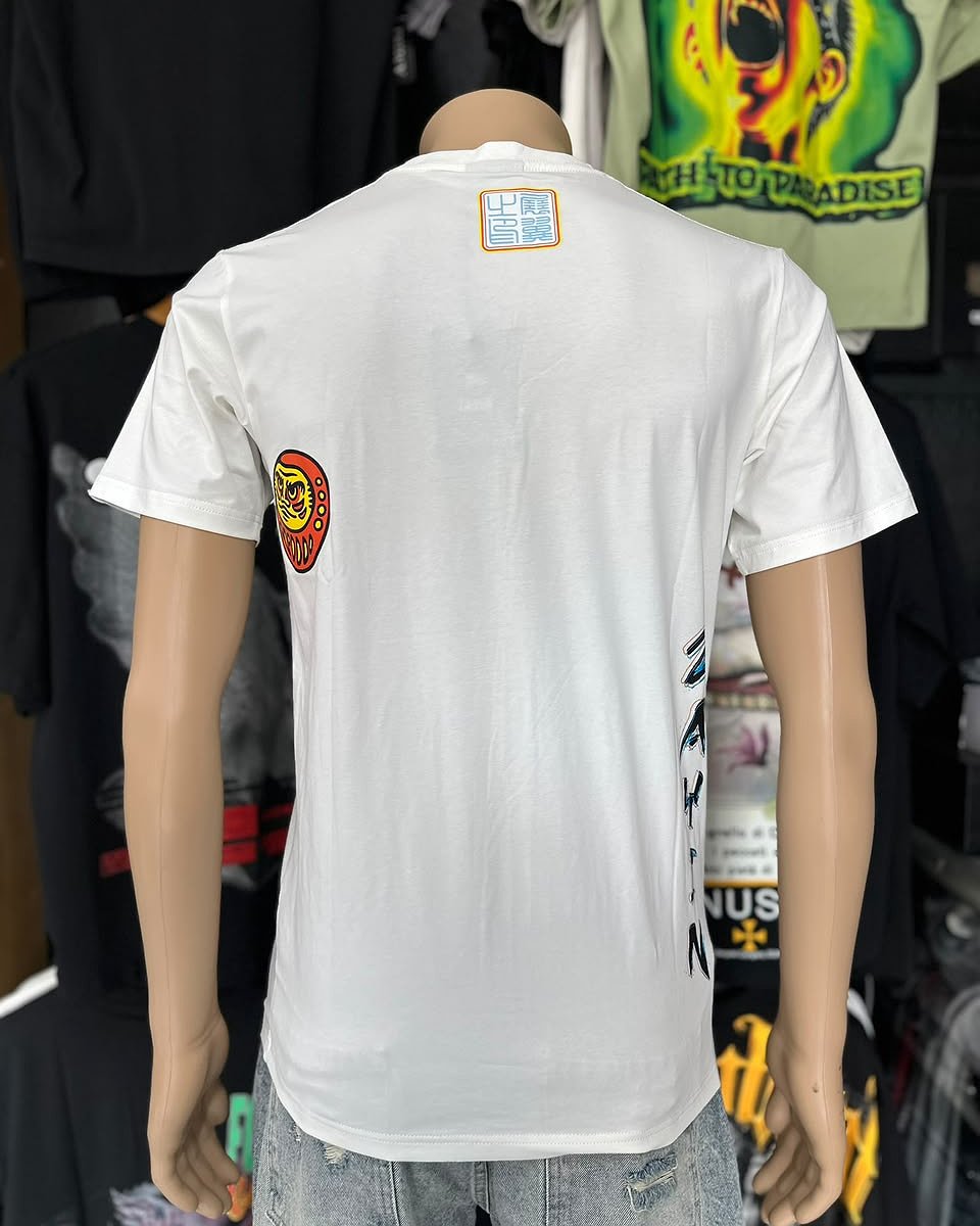Camiseta Zayin Company Estampada - Blanco