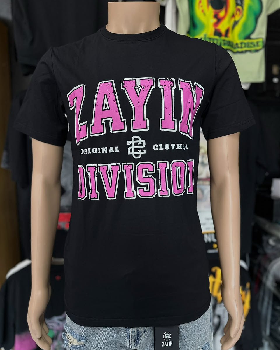 Camiseta Zayin Division - Negro