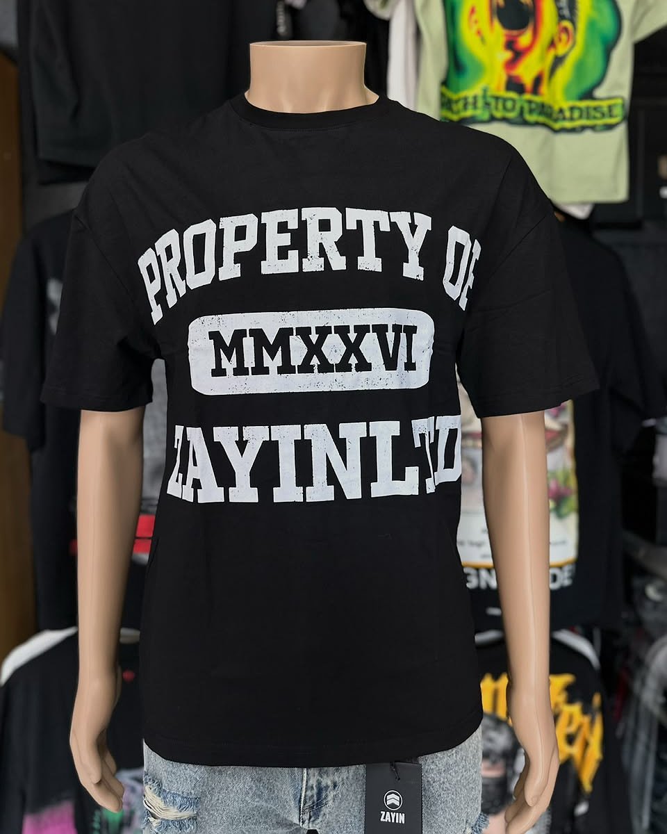 Camisa Zayin Oversize Property - Negro