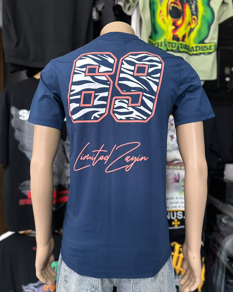 Camiseta Zayin 69 - Azul Oscuro