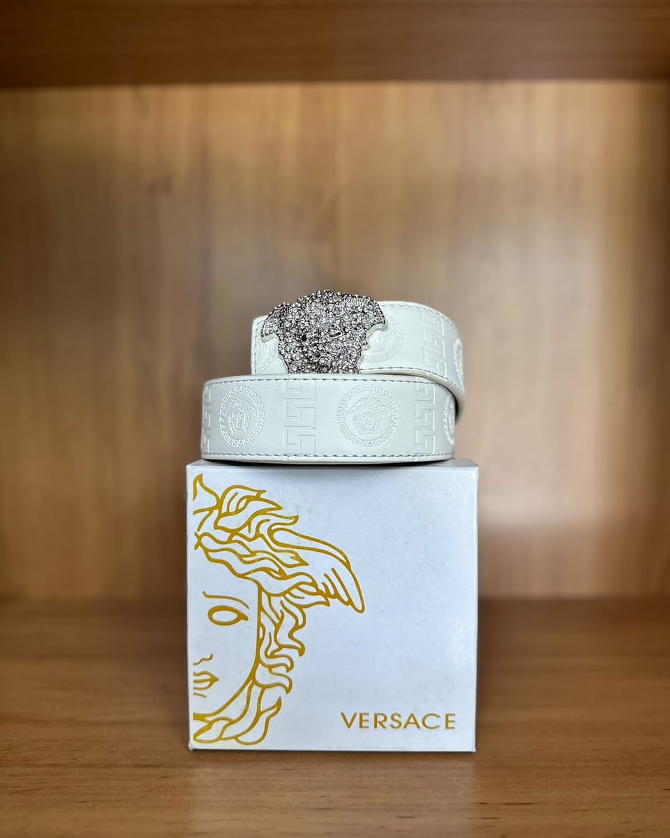 Faja Versage Logo Marcado Reversible - Blanco