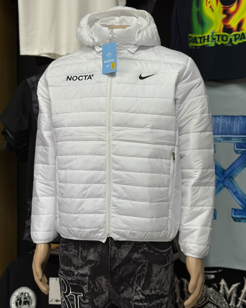 Jacket Nike Nocta Puffer (Alcolchada) - Blanco