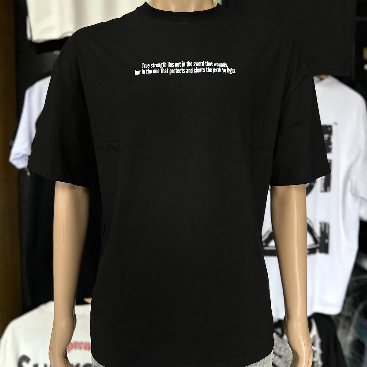 Camisa Zayin Oversize - Negro