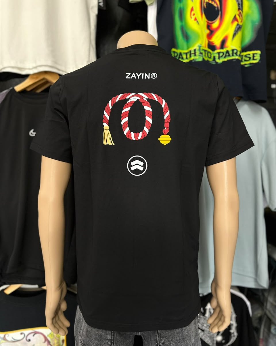 Camisa Zayin Muñeco Chino - Negro