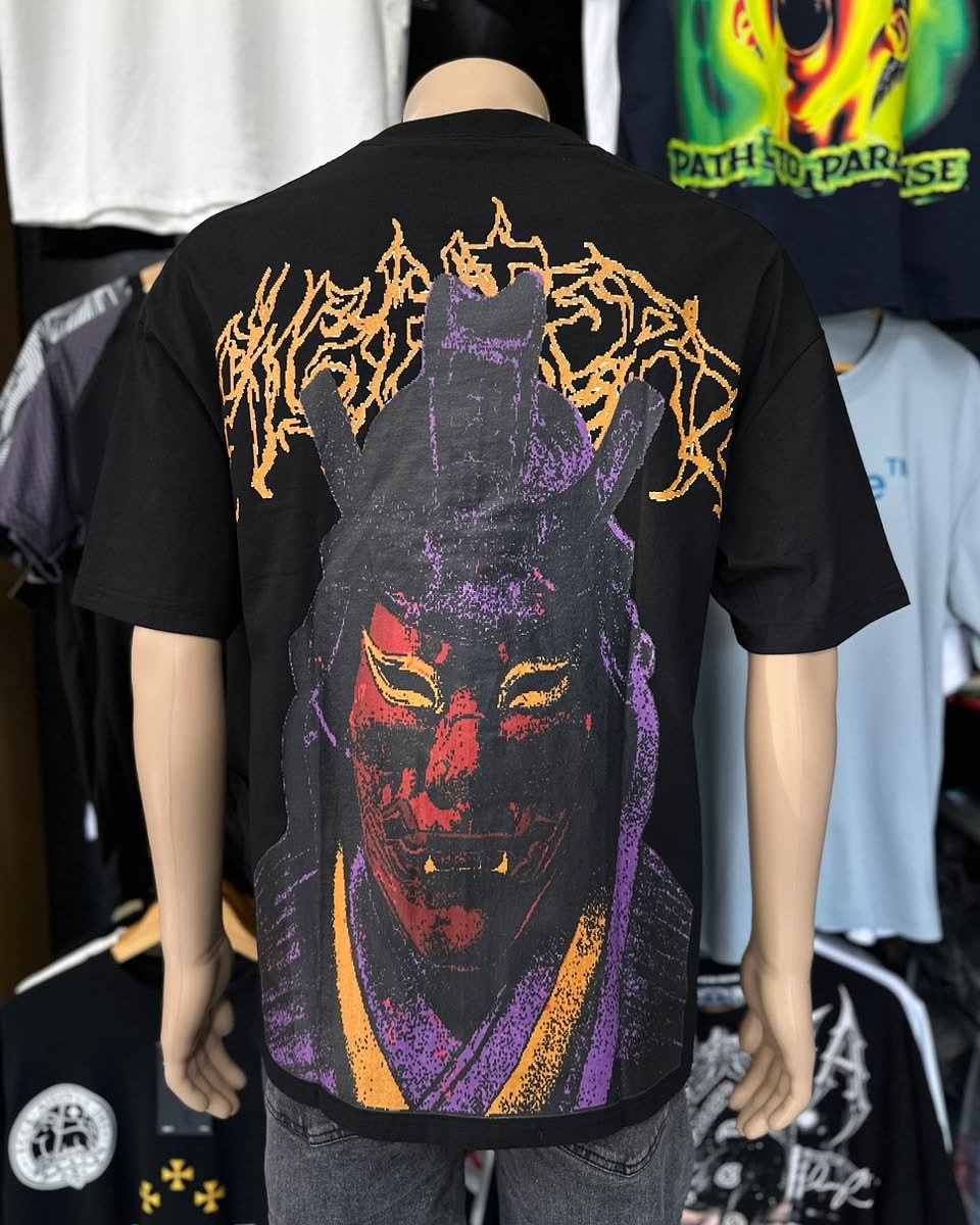 Camisa Oversize Shogun Noir - Negro