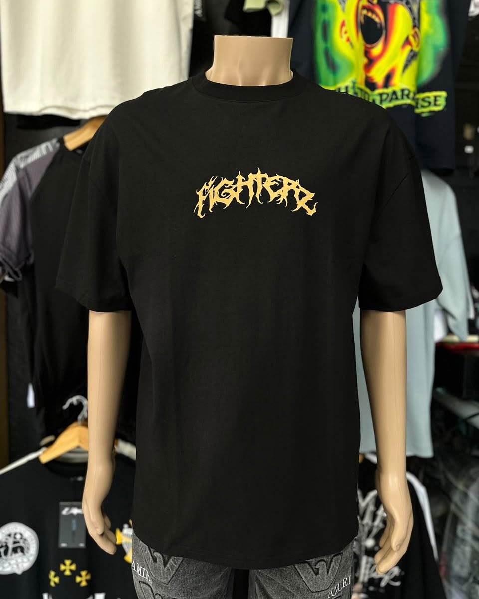 Camisa Oversize Shogun Noir - Negro